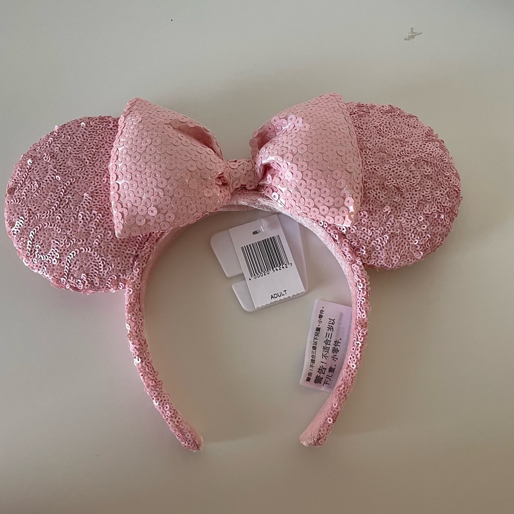 NWt Millennial Pink Minnie Ears